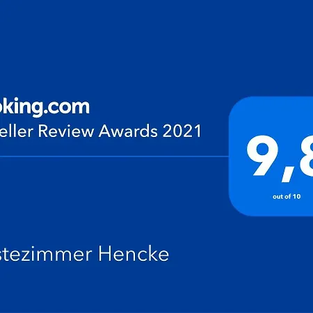 Gästezimmer Hencke Apartment *